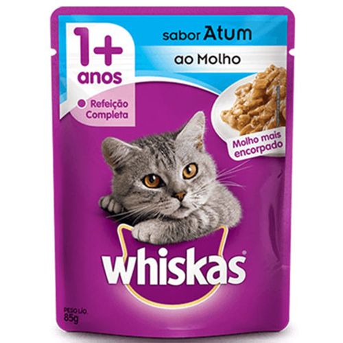 Alimento para Gatos Whiskas Atum Sachê 85 g