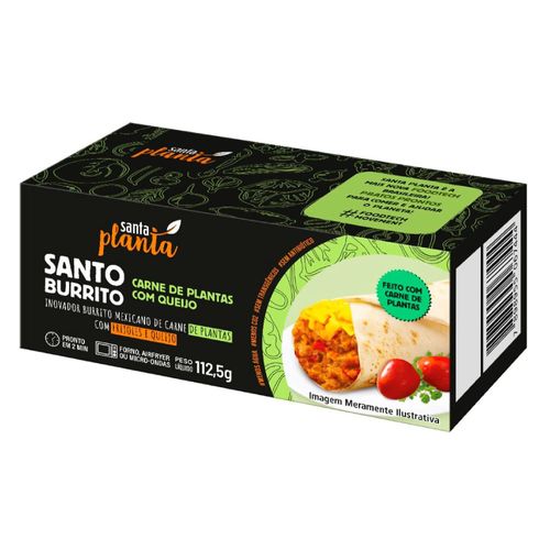 Burrito Santa Planta Carne de Plantas com Queijo 112,5g