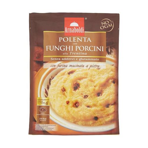 Polenta Trentina Com Cogumelos Secos Porcini Arnaboldi Sachê 175g