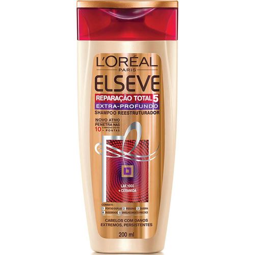Shampoo Elseve Reparacao Total 5 Extra-profundo 200ml Loreal Paris