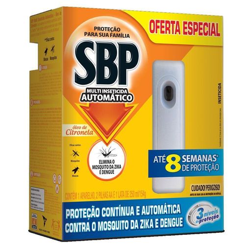 Multi Inseticida Automático SBP Citronela 250ml