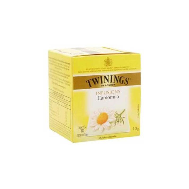 Cha-Ervas-Ingles-Twinings-Pure-Camomile-Caixa-com-10-saches
