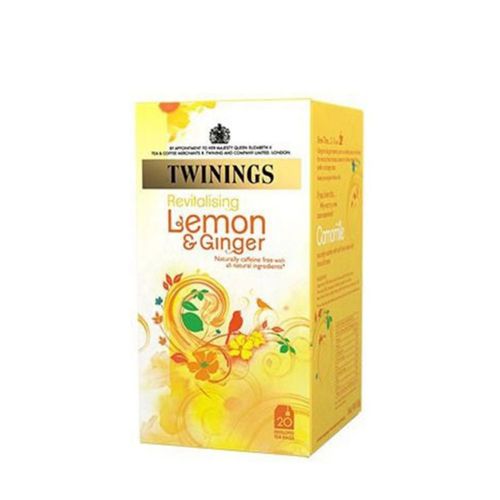 Chá Ervas Inglês Twinings Lemon Ginger com 10 Saquinhos