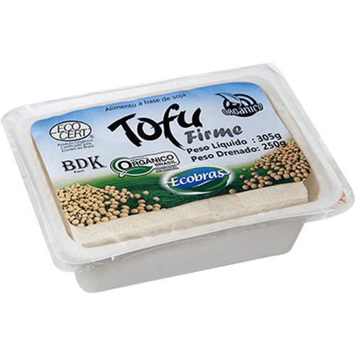 Queijo Tofu Ecobras Orgânico Firme 250g