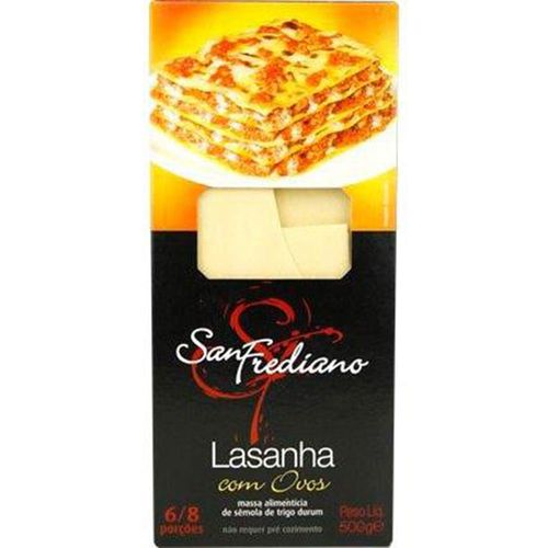 Massa Italiana San Frediano Lasanha Pacote 500 g