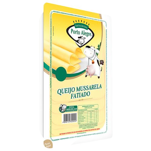 Queijo Mussarela Porto Alegre Fatiada 
 200g