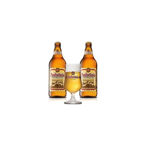 Kit Cerveja Paulistana 2 Garrafas 600 ml Cada  e 1 Copo