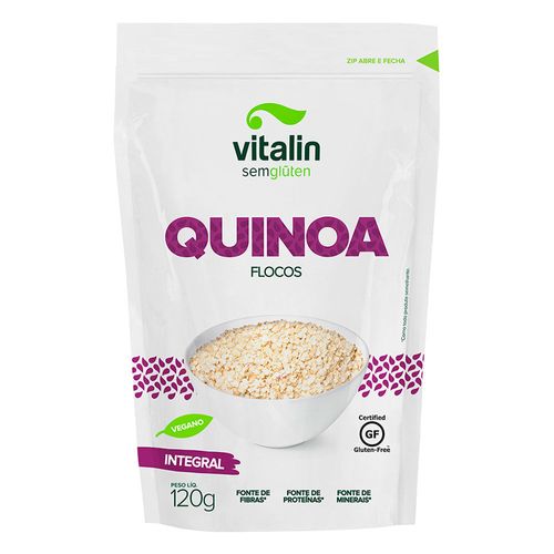 Quinoa em Flocos Integral Vitalin 120 g