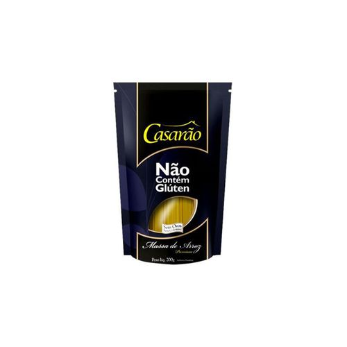 Massa de Arroz Casarão Sem Glúten Spaghetti Pacote 200 g