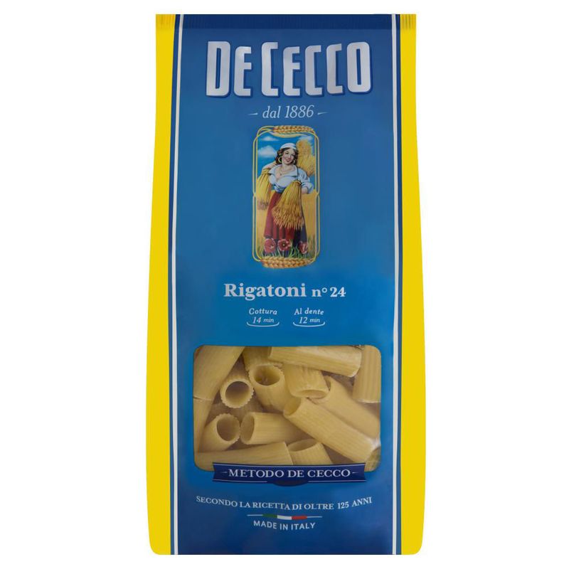 Massa-Italiana-De-Cecco-Grano-Duro-Rigaton-Napoletani-500g