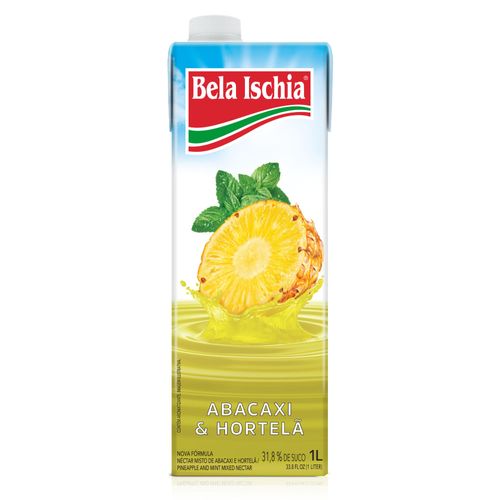 Néctar Bela Ischia Abacaxi com Hortela Tetra Pak 1L