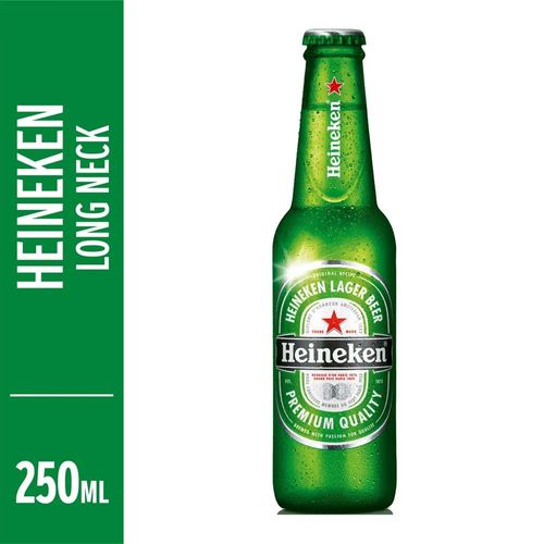 Cerveja Heineken Shot Pilsen Long Neck 250ml