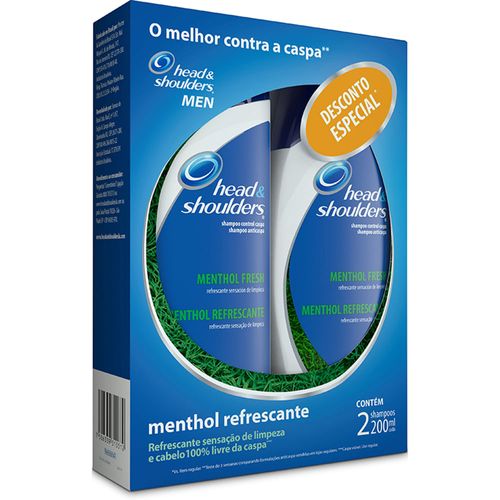 Shampoo.head&amp;shampoooulders+condicionador. Menthol
