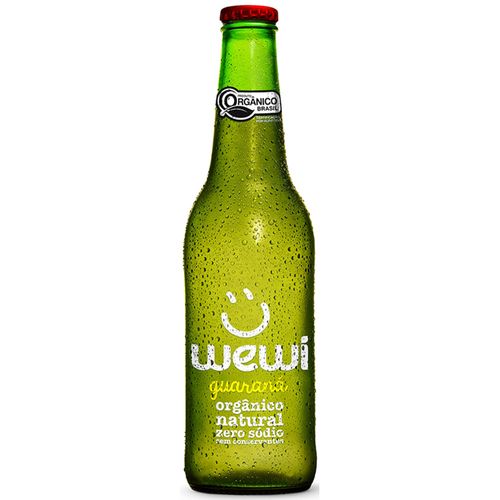 Refrigerante Guaraná Orgânico Wewi Garrafa 355 ml