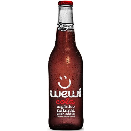 Refrigerante Cola Orgânico Wewi Garrafa 355 ml