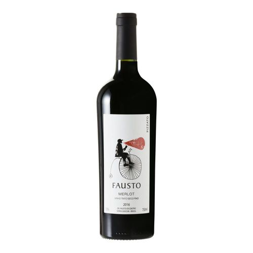 Vinho Nacional Fausto Pizzato 750ml Merlot