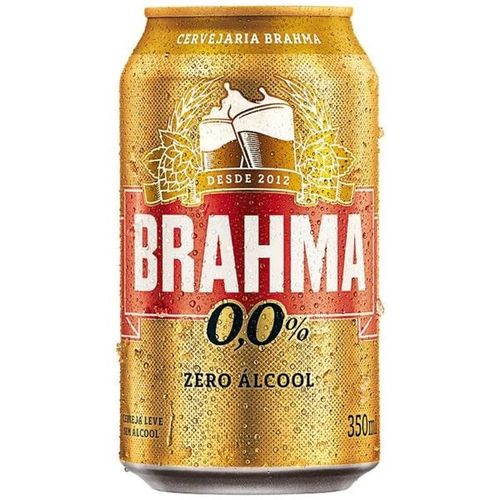 Cerveja Brahma Zero Lata 350ml