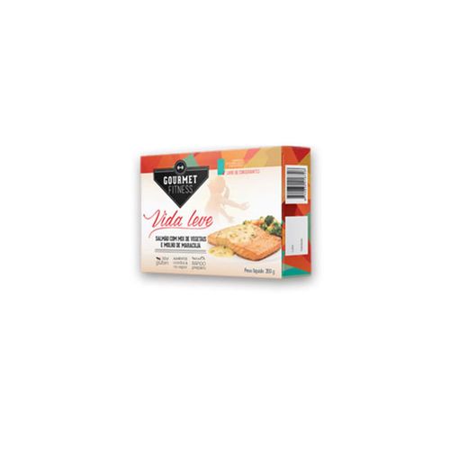 Salmão Mix Vegetais Gourmet Fitness com Molho de Maracujá 350 g