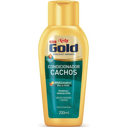Condicionador Niely Gold Cachos Frasco 200ml