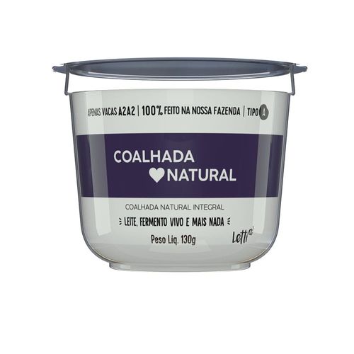 Coalhada Letti Integral Nata 130g