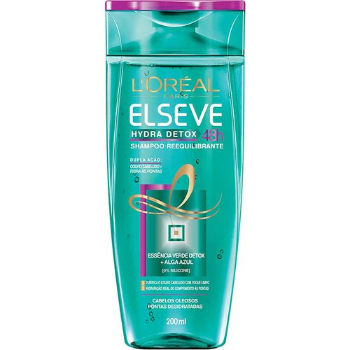 Shampoo Elseve Hydra Detox Reequilibrante 200 ml