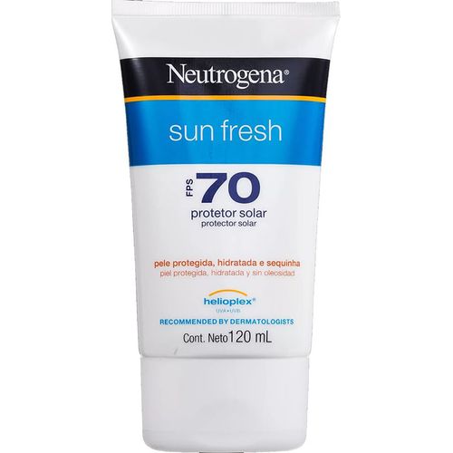 Protetor Solar Neutrogena Sun Fresh Fps70 120ml