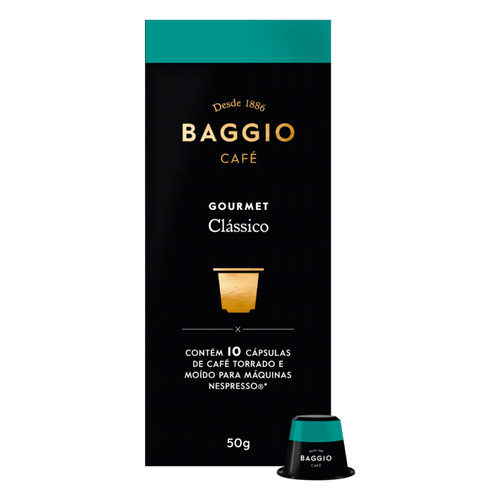 Café Baggio Capsula Classico Lata 10 Unidade