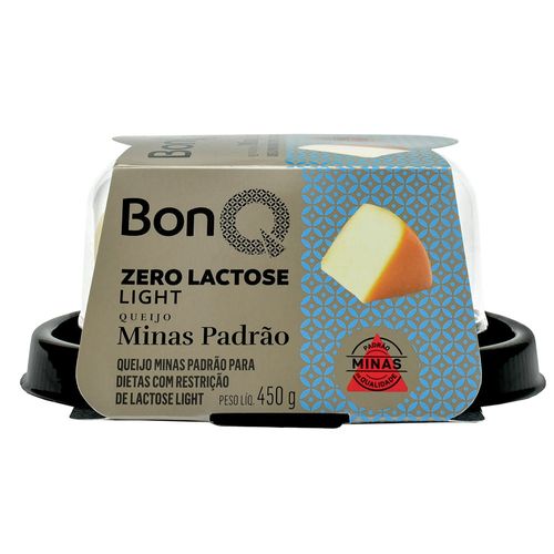 Queijo Minas Padrão Bonq Light Sem Lactose 450g