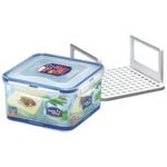 Pote-Plastico-Lock-Lock-Quadrado-para-Queijo-Com-Grade-12L