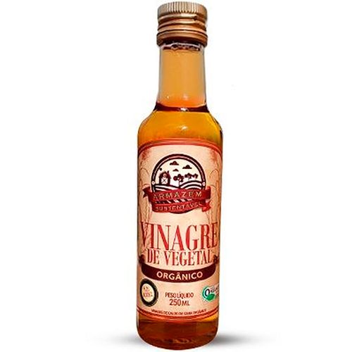 Vinagre Orgânico Armazém Sustentável Caldo de Cana 250ml