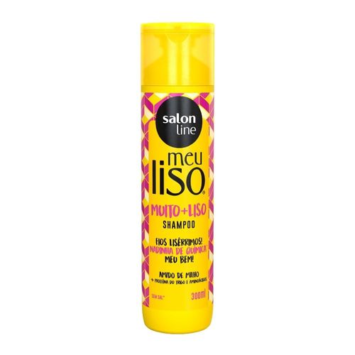 Shampoo Meu Liso Muito+Liso Amido de Milho Salon Line 300ml