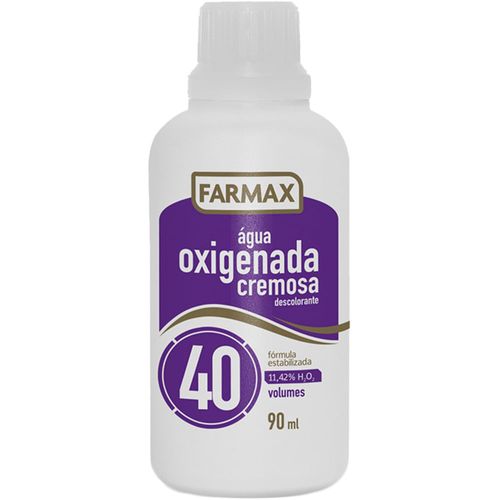 Água Oxigenada Farmax Cremosa Descolorante 40 Volumes 90 ml