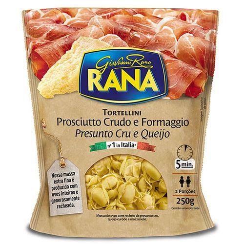 Massa Italiana Tortellini Giovanni Rana Presunto Cru e Queijo 250g