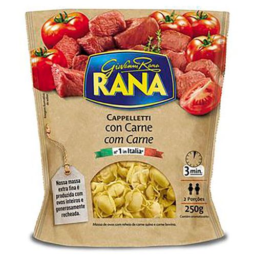 Massa Italiana Cappelletti Giovanni Rana Carne 250g