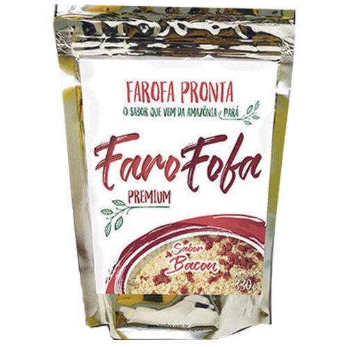 Farofa Pronta Farofofa Bacon Pacote 330g