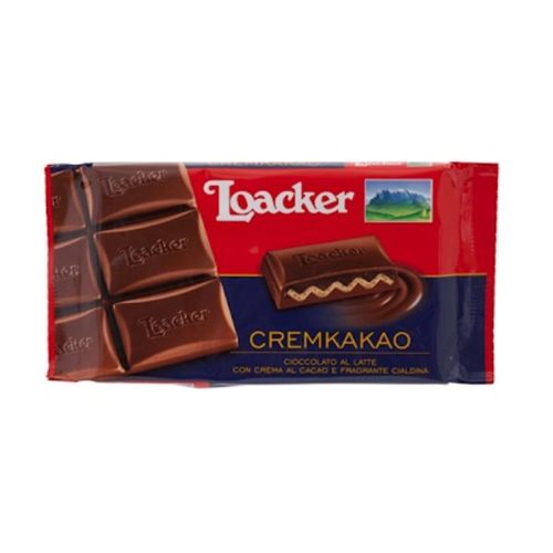 Chocolate ao Leite Recheio Creme de Cacau e Wafer Loacker Specialty Pacote 87g