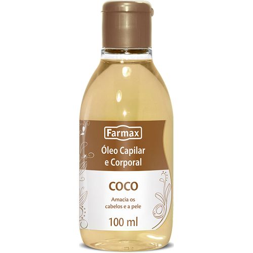 Óleo de Coco Farmax Capilar e Corporal 100ml