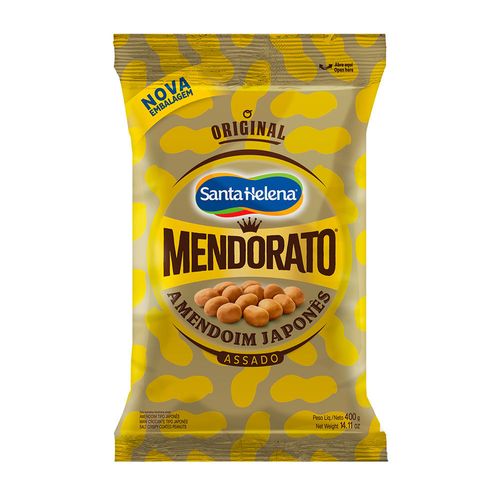Amendoim Japonês Santa Helena Salgado Mendorato Crocante 400 g