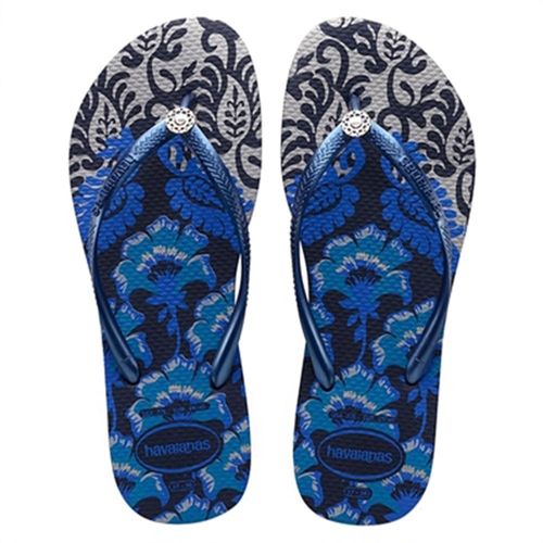 Sandália Havaianas Slim Royal Marinho Nº 39 / 40 Par