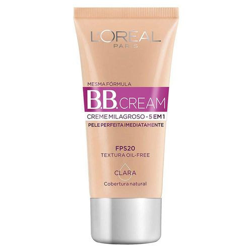 Bb Cream Creme Milagroso Fps 20 Clara Loréal Paris Caixa 30ml
