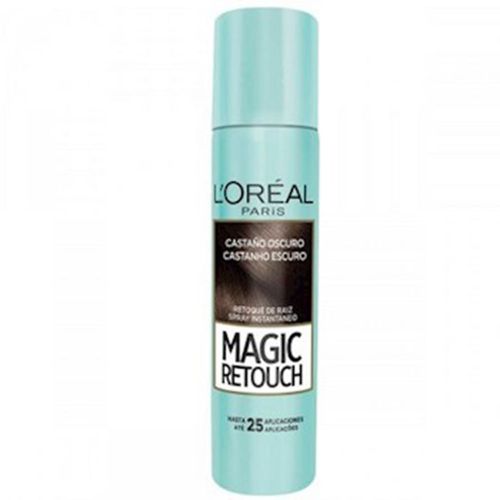 Maquiagem para Cabelo L'Oreal Magic Retouch Castanho Escuro Spray 75ml