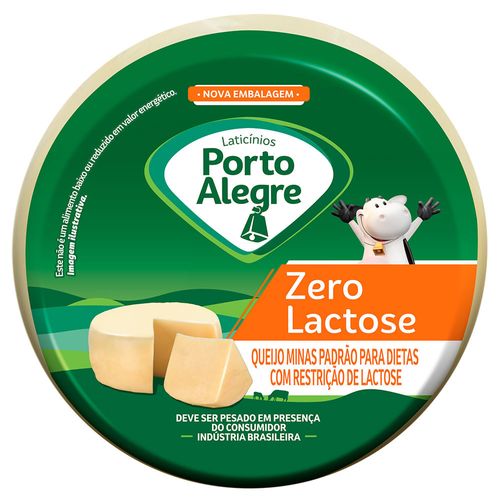 Queijo Minas Padrão Porto Alegre Zero Lactose 620g