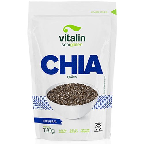 Chia em Grãos Integral Vitalin Pouch 120g