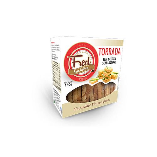 Torrada Fred Sem Glúten Tradicional 150 g