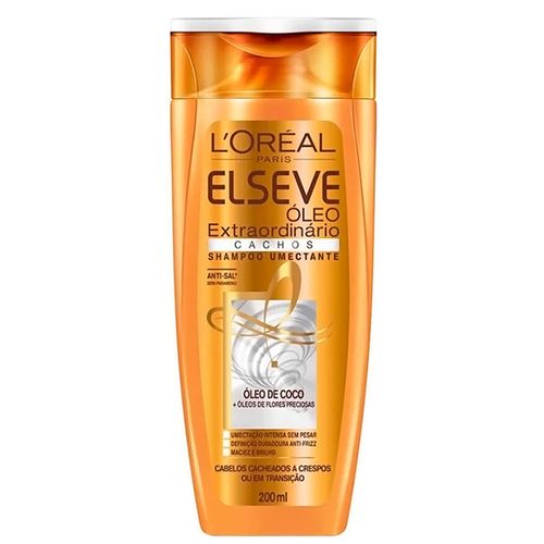Condicionador Umectante Loréal Paris Elseve Óleo Extraordinário Cachos Frasco 200ml