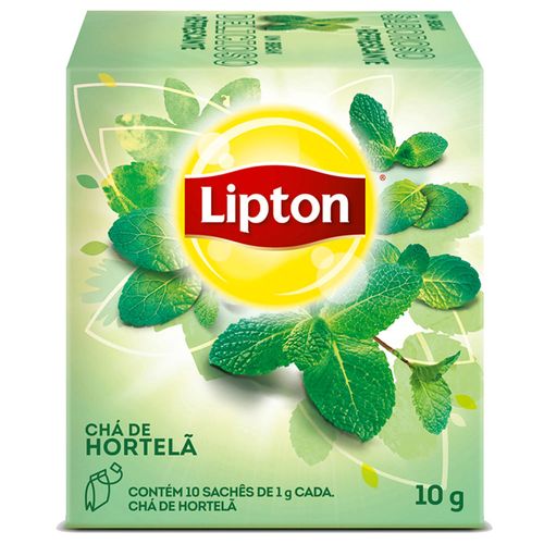 Chá Ervas Lipton Hortelã Caixa 10g