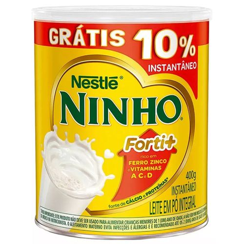 Leite em Pó Nestlé Ninho Instantâneo Leve 400g Pague 360g
