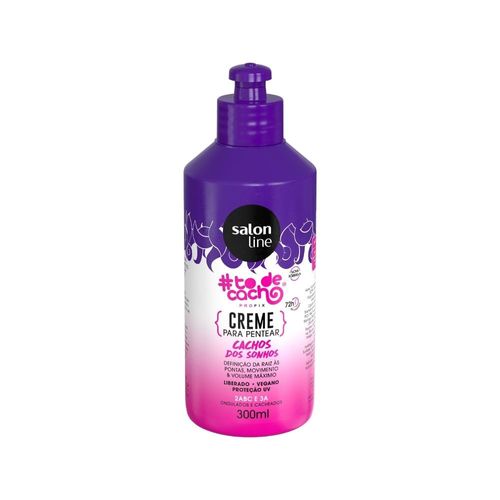 Creme Para Pentear Cachos Dos Sonhos Salon Line #to De Cacho Frasco 300ml