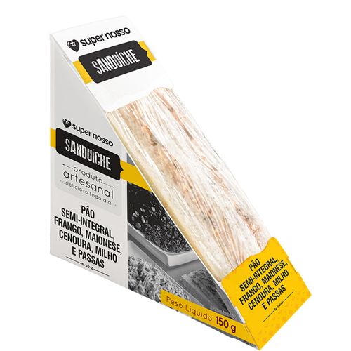 Sanduíche Frango com Passas Supernosso 140g