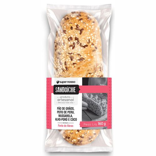 IND SANDUICHE SN 160G PEITO PERU /SALADA